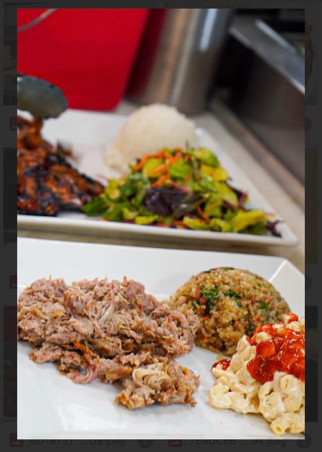 Kalua Pig Plate Lunch.