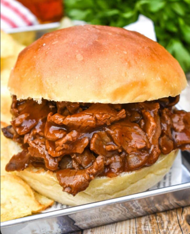 BBQ Beef Sandwich.