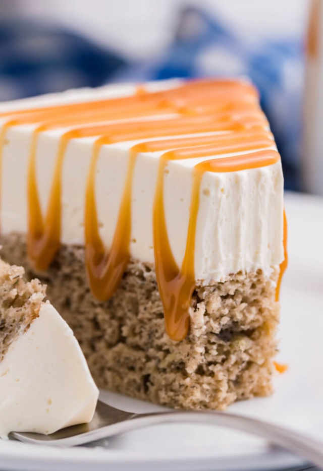 Cheese Cake, Slice of Banana Bread.