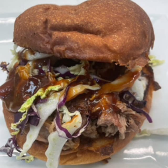BBQ K. Pig Sandwich,.
