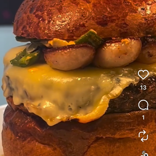 Spicy Bacon Gouda Burger