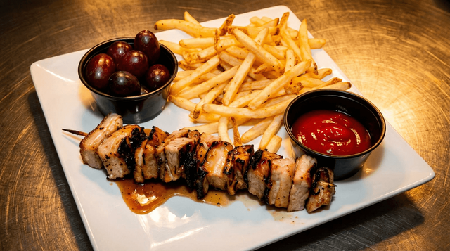 Kids Teriyaki Chicken Stick.